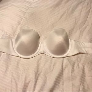 Strapless white Bra 36C Lilyette